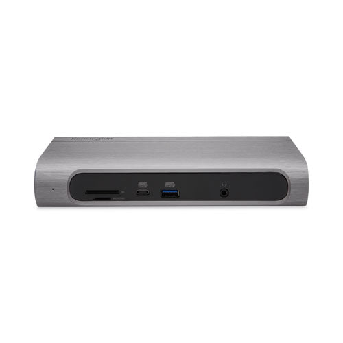 Sd5600t Thunderbolt 3 And Usb-c Dual 4k Hybrid Docking Station, Black/silver