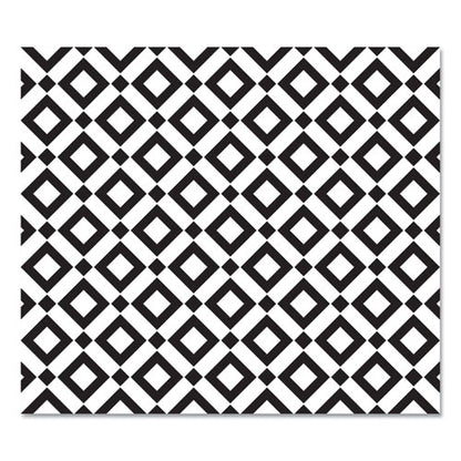 Fashionmat Chair Mat, Rectangular, 35 X 40, Diamonds