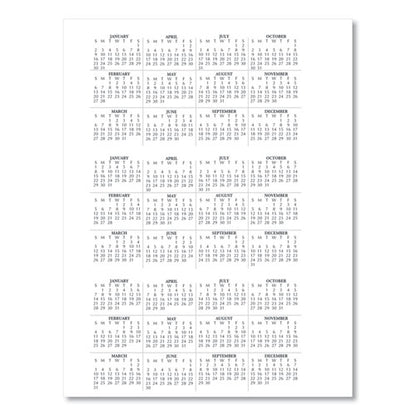 Recycled Weekly Appointment Book Ruled Without Appointment Times, 8.75 X 6.88, Black Cover, 12-month (jan To Dec): 2024