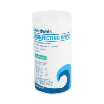 Disinfecting Wipes, 7 X 8, Fresh Scent, 75/canister, 3 Canisters/pack