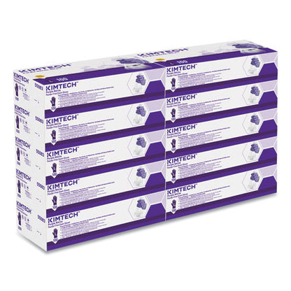 Purple Nitrile Exam Gloves, 242 Mm Length, Large, Purple, 1,000/carton