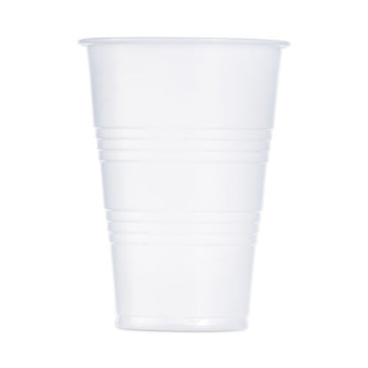 High-impact Polystyrene Cold Cups, 7 Oz, Translucent, 100 Cups/sleeve, 25 Sleeves/carton