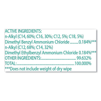 Disinfecting Wipes, 1-ply, Fresh Scent, 7 X 8, White, 75/canister, 6 Canisters/carton