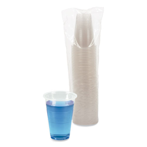 Translucent Plastic Cold Cups, 16 Oz, Polypropylene, 50 Cups/sleeve, 20 Sleeves/carton