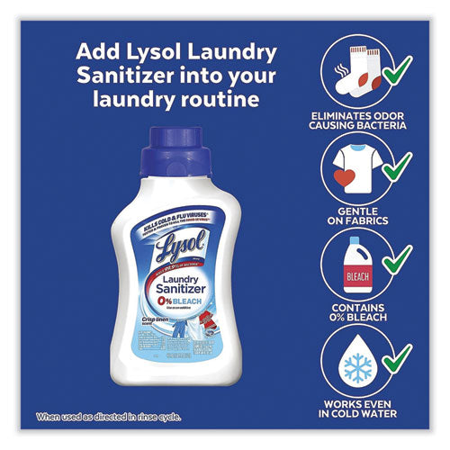 Laundry Sanitizer, Liquid, Crisp Linen, 41 Oz