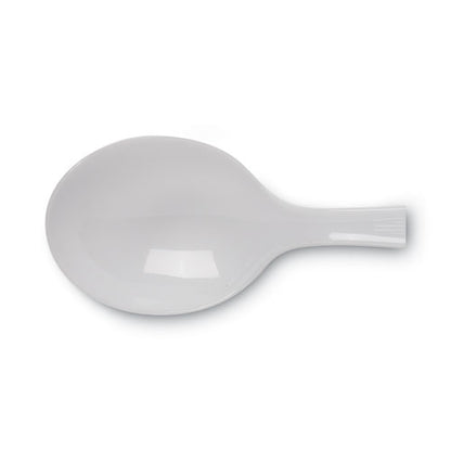 Plastic Cutlery, Heavyweight Soup Spoons, White, 100/box