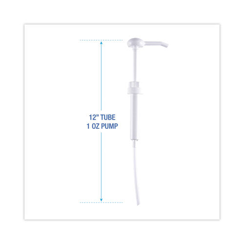 Siphon Pump, 1 Oz/pump, For 1 Gal Bottles, Plastic, 12" Tube, White