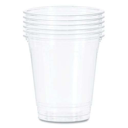 Ultra Clear Pet Cups, 12 Oz To 14 Oz, Practical Fill, 50/bag, 20 Bags/carton