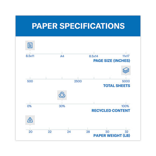 Colors Print Paper, 20 Lb Bond Weight, 8.5 X 11, Canary, 500 Sheets/ream, 10 Reams/carton