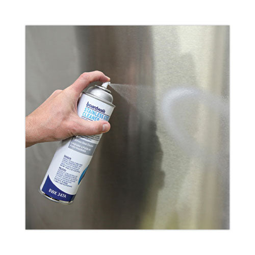 Stainless Steel Cleaner And Polish, Lemon, 18 Oz Aerosol Spray