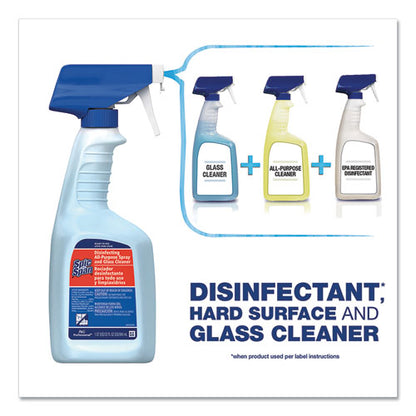 Disinfecting All-purpose Spray And Glass Cleaner, Fresh Scent, 1 Gal Bottle, 3/carton