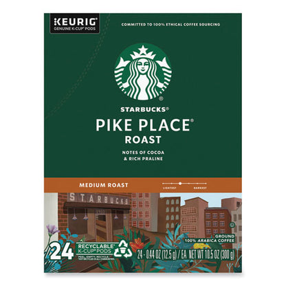 Pike Place Coffee K-cups Pack, 24/box, 4 Box/carton