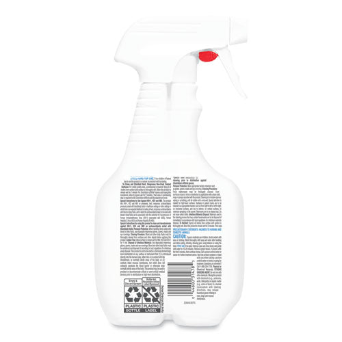 Fuzion Cleaner Disinfectant, Unscented, 32 Oz Spray Bottle, 9/carton