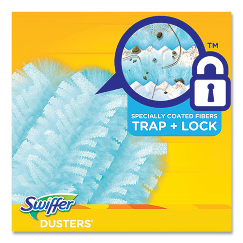 Dusters Refill, Dust Lock Fiber, Blue, Gain Original Scent, 18/pack