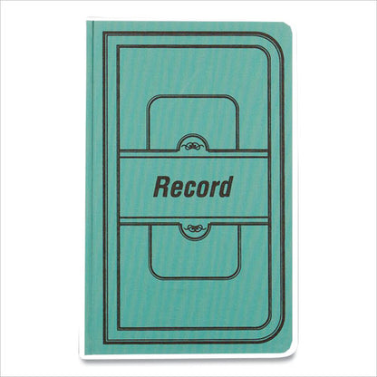 Tuff Series Record Book, Green Cover, 12 X 7.5 Sheets, 500 Sheets/book