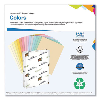 Colors Print Paper, 20 Lb Bond Weight, 11 X 17, Green, 500/ream