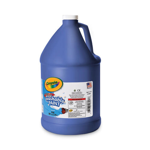 Washable Paint, Blue, 1 Gal Bottle