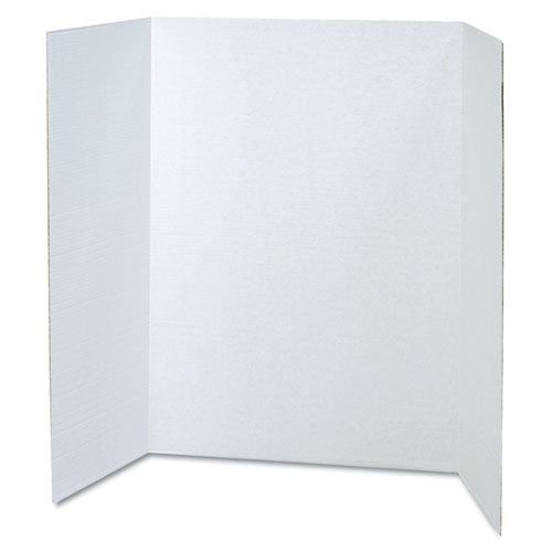 Spotlight Corrugated Presentation Display Boards, 48 X 36, White, 4/carton