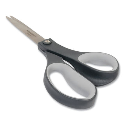 Everyday Titanium Softgrip Scissors, 8" Long, 3.1" Cut Length, Dark Gray Straight Handle