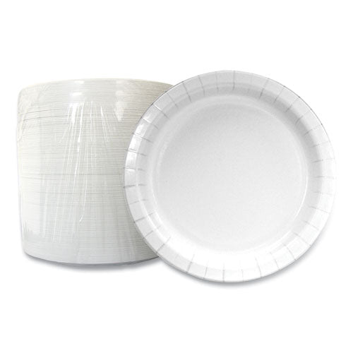 Paper Dinnerware, Plate, 6", White, 1,000/carton