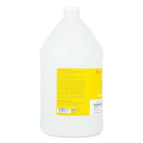 Disinfectant Cleaner, Lemon Scent, 128 Oz Bottle, 4/carton