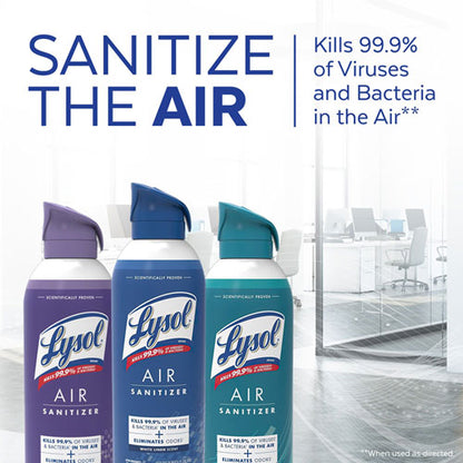 Air Sanitizer Spray, Simple Fresh, 10 Oz Aerosol Spray, 6/carton