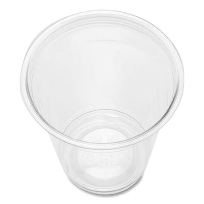 Pet Plastic Cups, 92 Mm Rim Diameter, 12 Oz, Clear, 1,000/carton