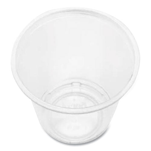 Pet Plastic Cups, 3 Oz, Clear, 2,500/carton