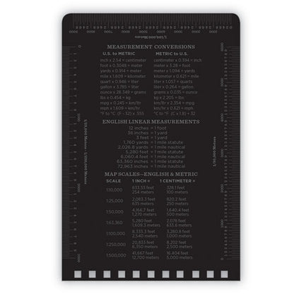 All-weather Wire-o Notepad, Universal: Narrow Rule And Quadrille Rule, Black Cover, 50 White 3 X 5 Sheets