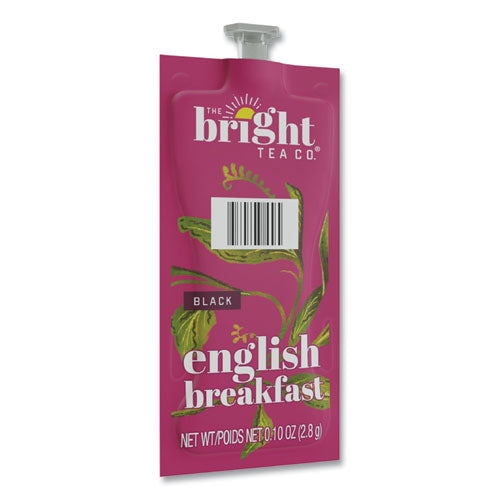 The Bright Tea Co. English Breakfast Black Tea Freshpack, English Breakfast, 0.1 Oz Pouch, 100/carton