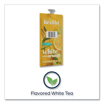 The Bright Tea Co. White With Orange Tea Freshpack, White With Orange, 0.05 Oz Pouch, 100/carton