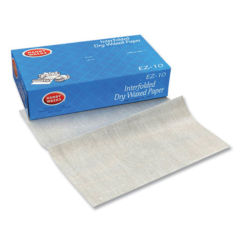 Interfolded Dry Waxed Paper, 10.75 X 10, 500 Box, 12 Boxes/carton