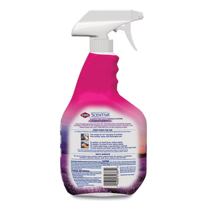 Scentiva Multi Surface Cleaner, Tuscan Lavender And Jasmine, 32 Oz, 9/carton