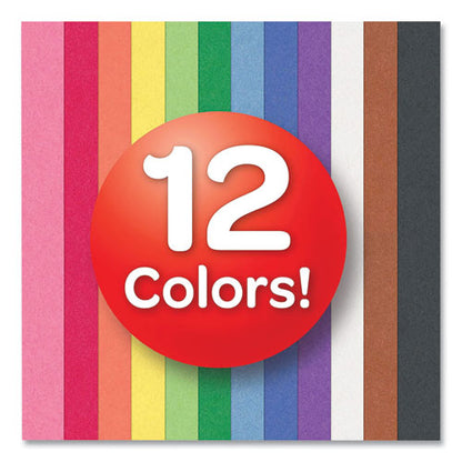 Construction Paper, 9 X 12, Assorted Colors, 240 Sheets/pack