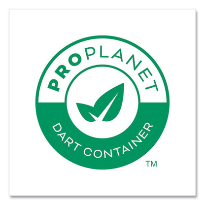 Compostable Paper Hot Cups, Proplanet Seal, 16 Oz, White/green, 1,000/carton