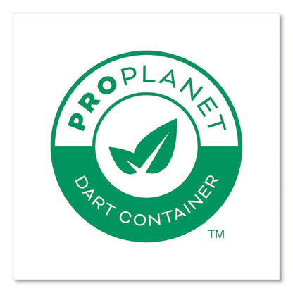 Compostable Paper Hot Cups, Proplanet Seal, 10 Oz, White/green, 1,000/carton