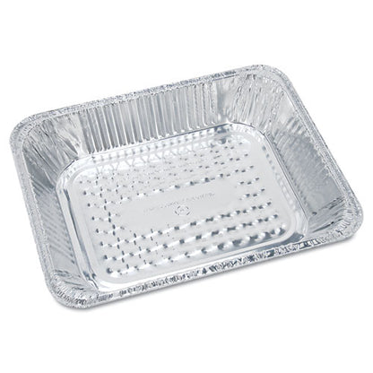 Aluminum Oblong Container, 1-lb Capacity, 4.56 X 5.56 X 1.63, Silver, 1,000/carton