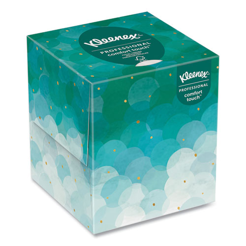 Boutique White Facial Tissue For Business, Pop-up Box, 2-ply, 95 Sheets/box, 6 Boxes/pack, 6 Packs/carton