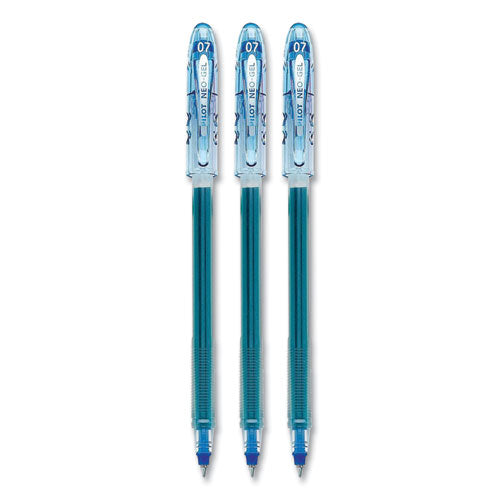 Neo-gel Gel Pen, Stick, Fine 0.7 Mm, Blue Ink, Translucent Blue Barrel, 48/pack