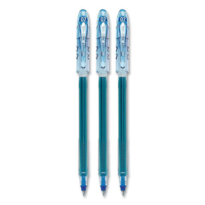 Neo-gel Gel Pen, Stick, Fine 0.7 Mm, Blue Ink, Translucent Blue Barrel, 48/pack