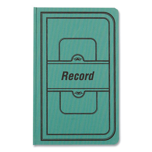 Tuff Series Record Book, Green Cover, 12 X 7.5 Sheets, 300 Sheets/book