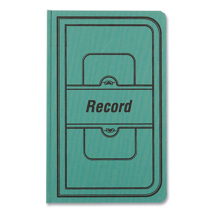 Tuff Series Record Book, Green Cover, 12 X 7.5 Sheets, 300 Sheets/book