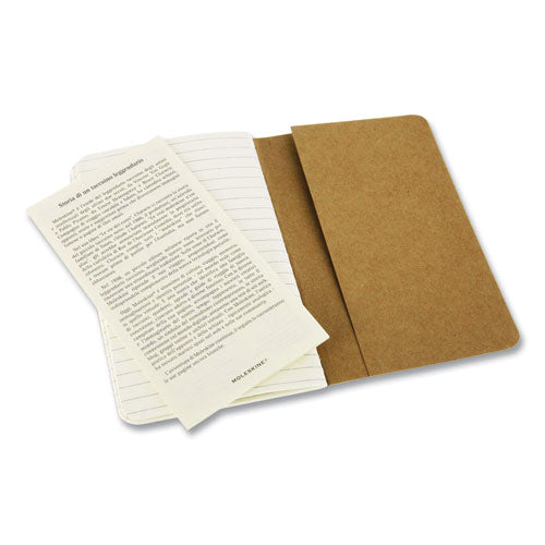 Cahier Journal, 1-subject, Narrow Rule, Brown Kraft Cover, (32) 5.5 X 3.5 Sheets, 3/pack