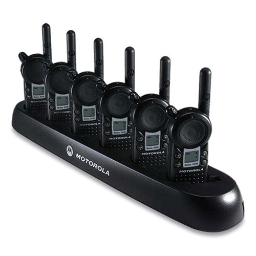 Multi-unit Charging Station For Cls-series Two-way Radios, Black