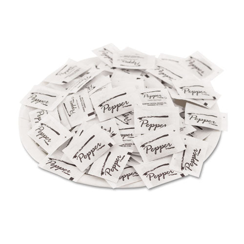 Pepper Packets, 0.1 Grams, 3,000/carton