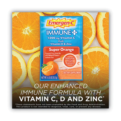 Immune+ Formula, 0.33 Oz, Super Orange, 30 Packets