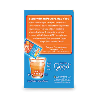 Immune+ Formula, 0.33 Oz, Super Orange, 30 Packets