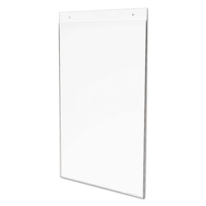 Classic Image Single-sided Wall Sign Holder, Plastic, 11 X 17 Insert, Clear