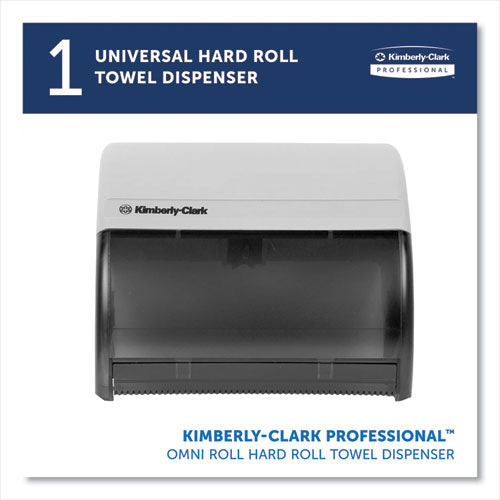 Omni Roll Towel Dispenser, 10.5 X 10 X 10, Smoke/gray