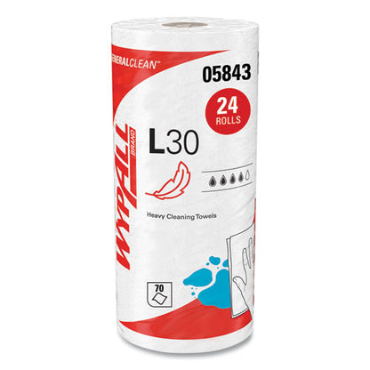 L30 Towels, 11 X 10.4, White, 70 Sheets/roll